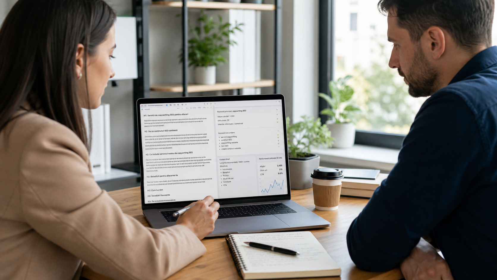 Copywriting SEO: cum scrii pagini și articole care atrag trafic relevant și cereri reale