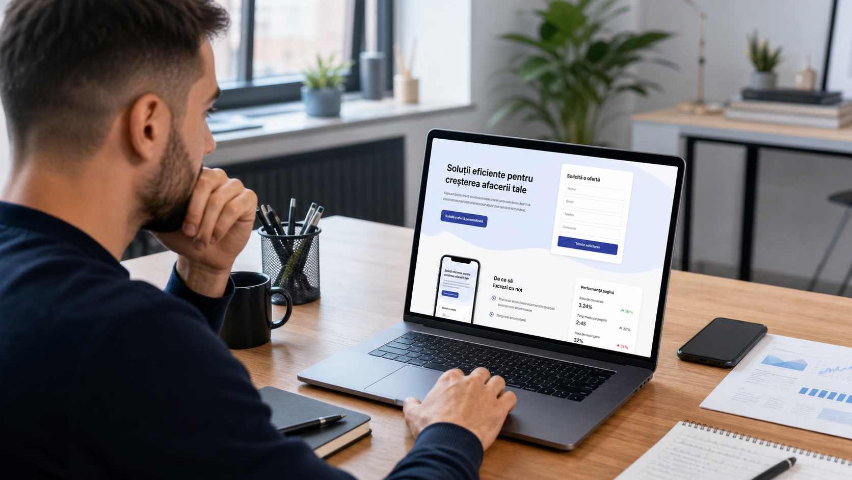 Landing page pentru Google Ads: ce trebuie să conțină ca să obții leaduri, nu doar clickuri